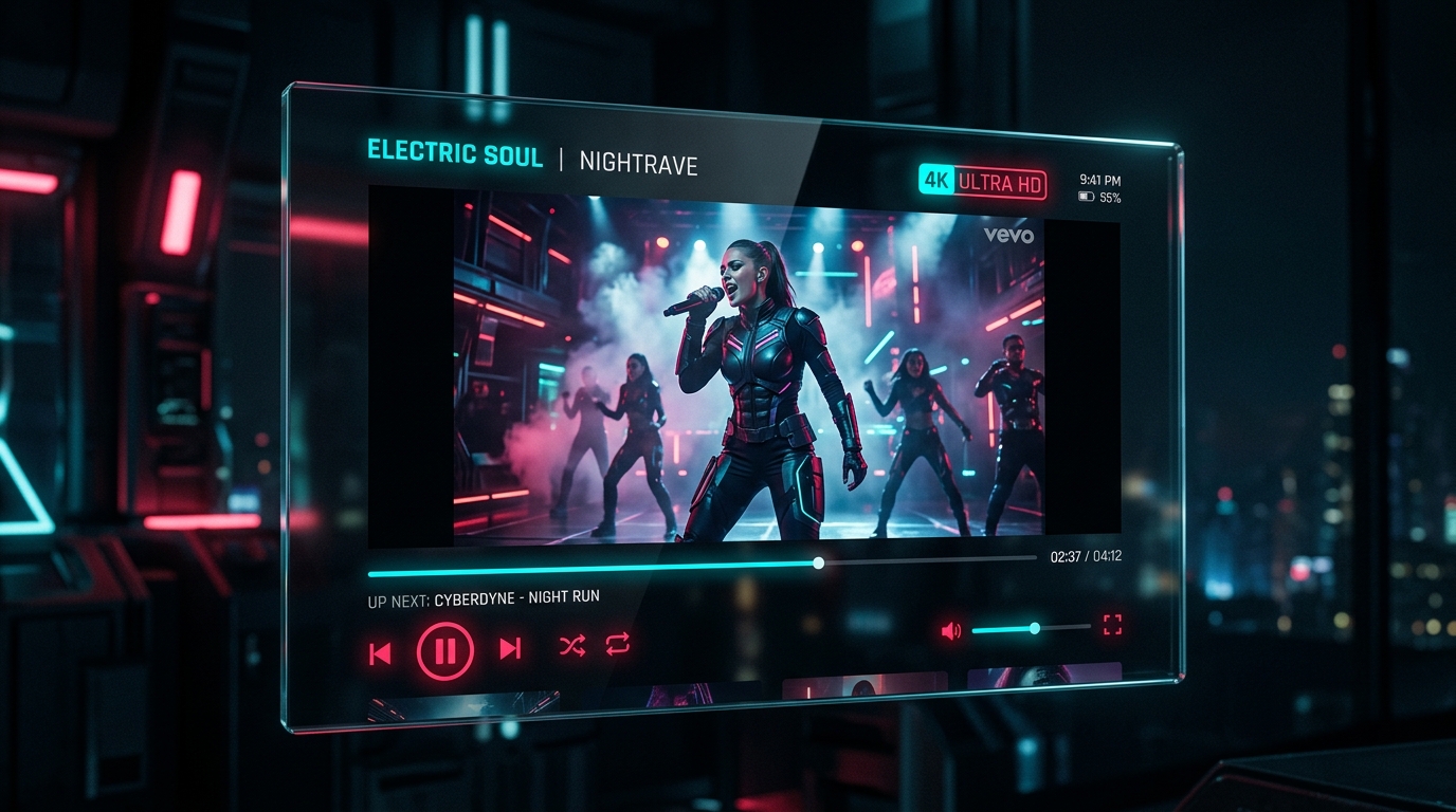 ADAVid 4K VEVO Müzik Videosu Dağıtım Arayüzü